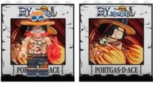  Portgas Ace Lego Compatible Building Block Figure Abs -  ToylandEU™