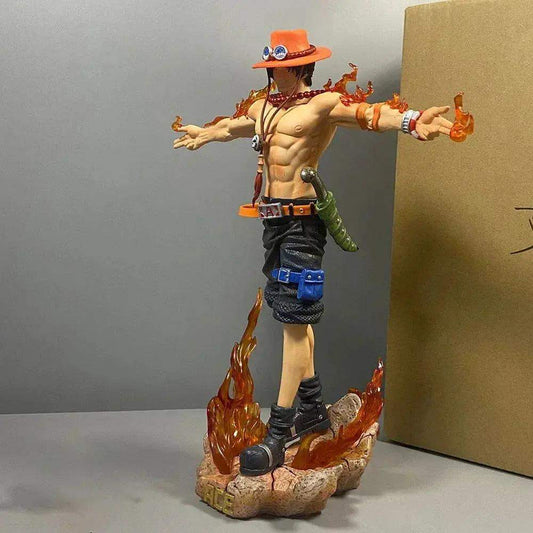  Portgas D Ace One Piece Figure Fiery Cross Pose 28cm -  ToylandEU™