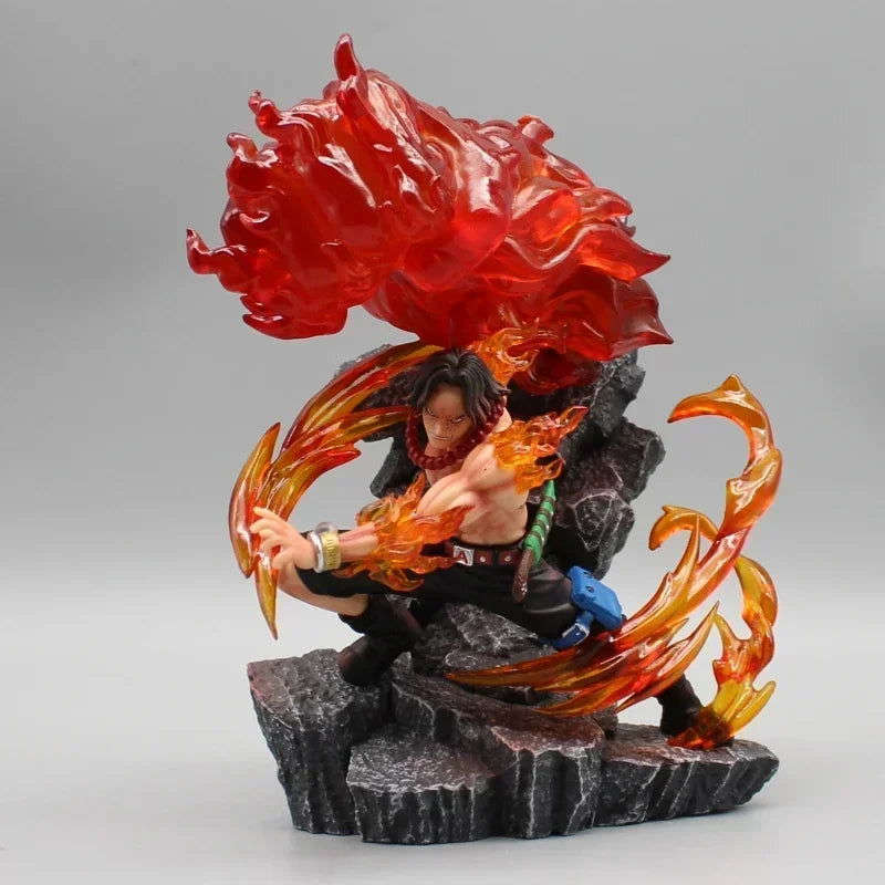  Portgas D Ace One Piece Figure Deluxe Pvc Statue 18cm 