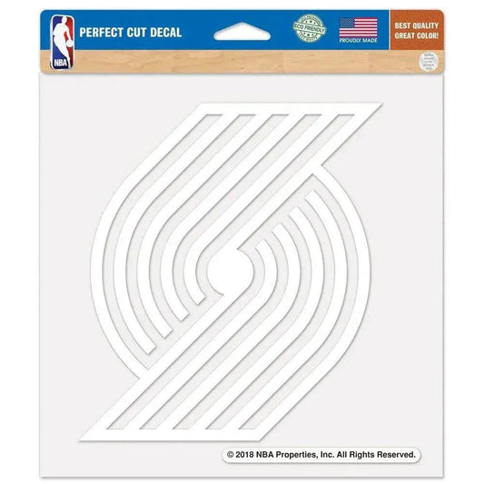  Portland Trail Blazers Decal 8x8 White Perfect Cut -  ToylandEU™