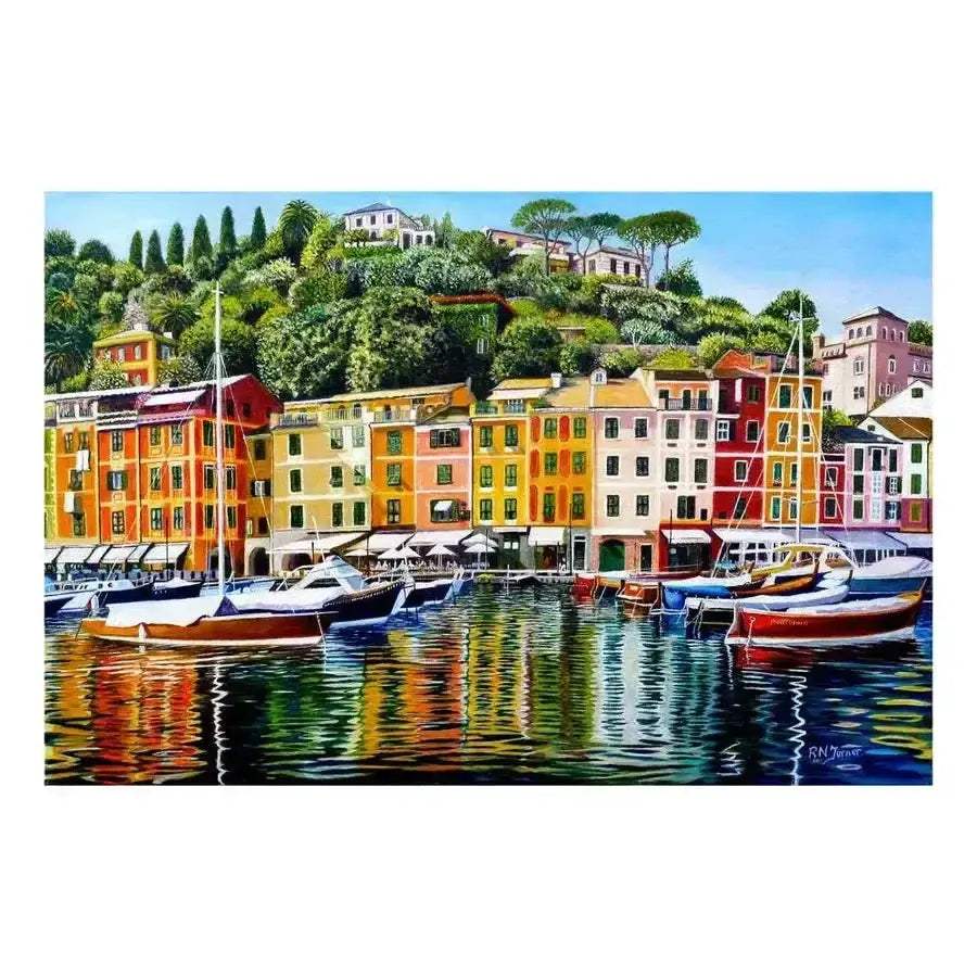 Portofino On Reflection 1000 Piece Jigsaw Puzzle Stunning Detail - ToylandEU