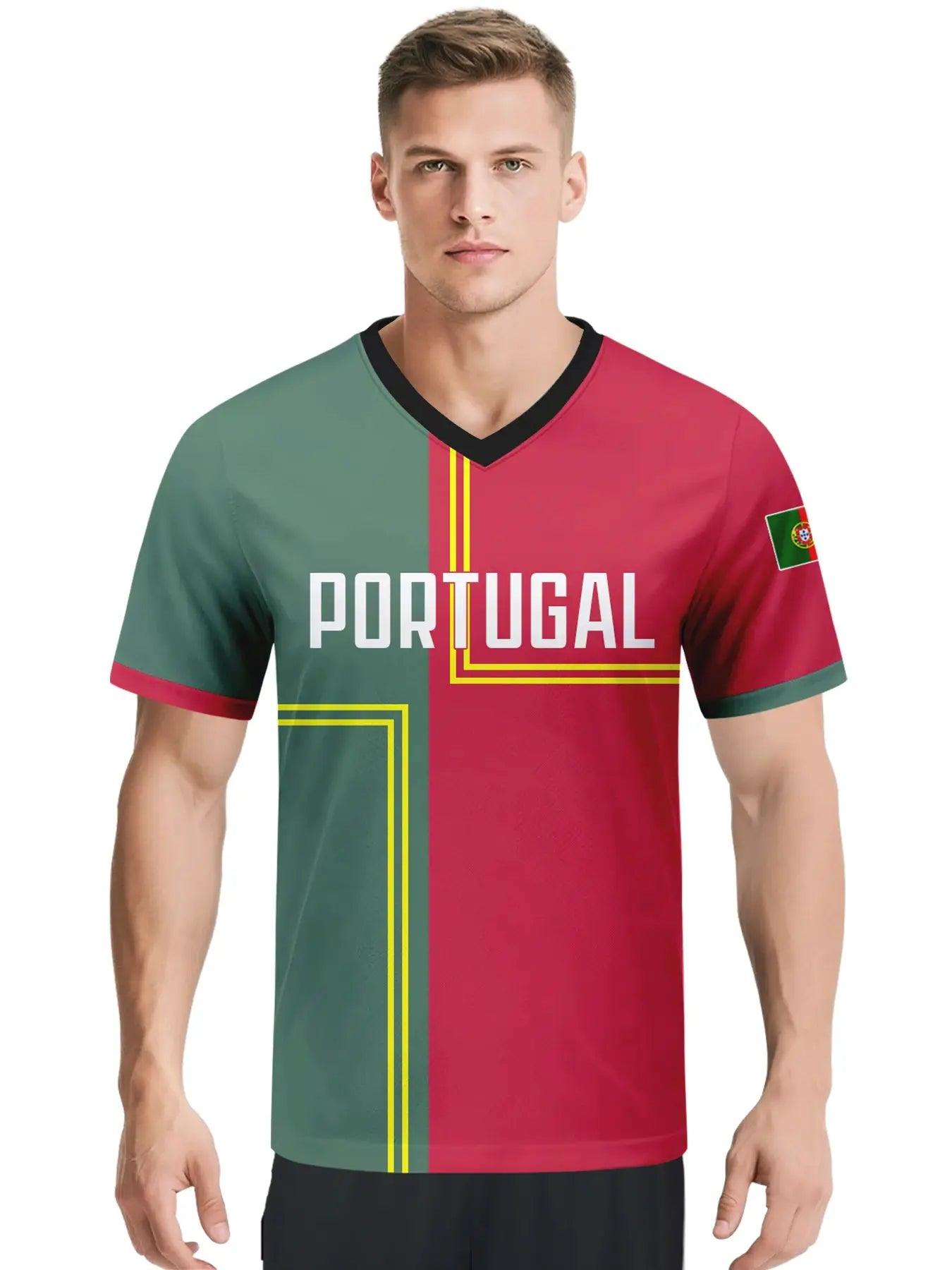  Portugal National Team Soccer Jersey Custom Name -  ToylandEU™