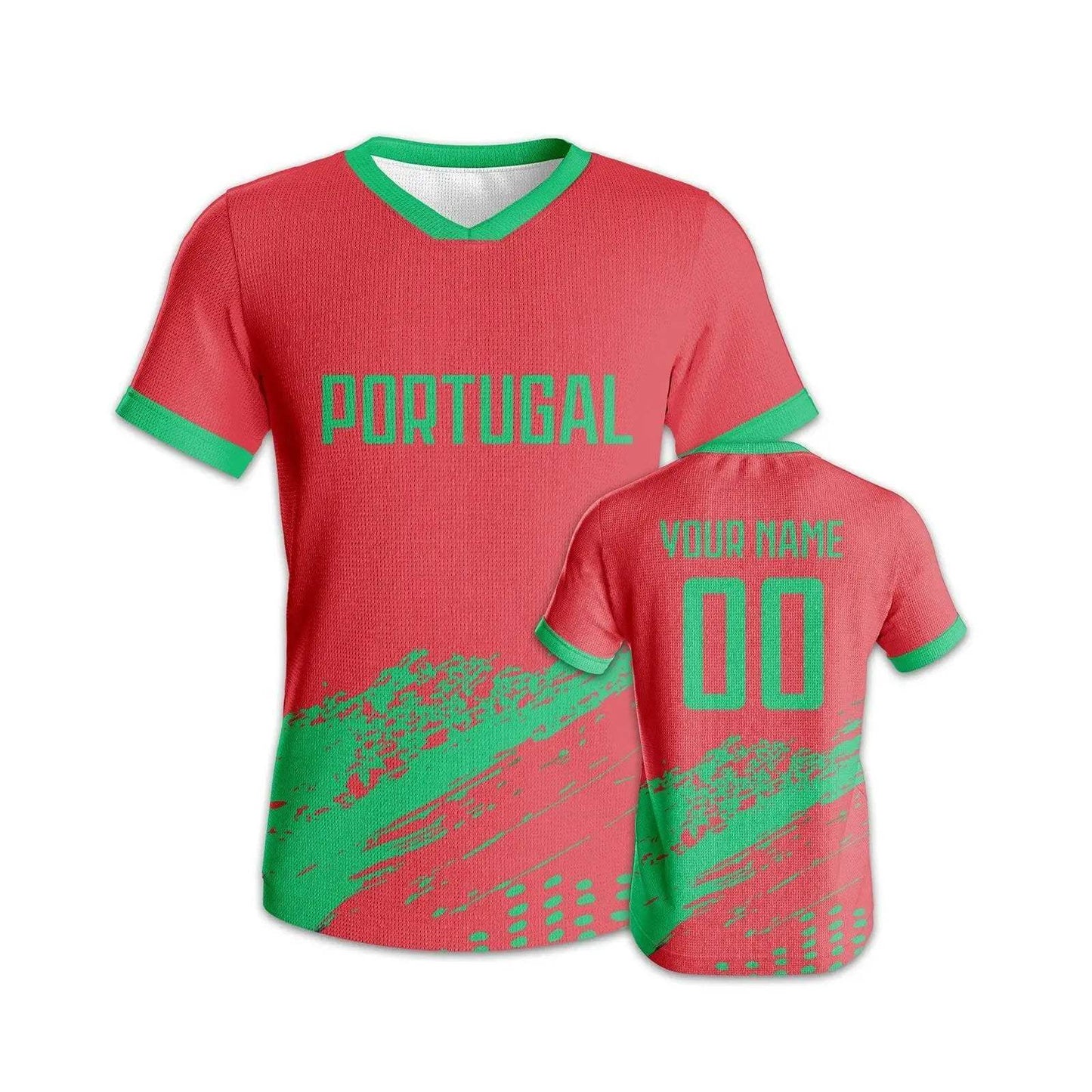 Portugal Soccer Jersey Quick Dry With Custom Name And Number - ToylandEU