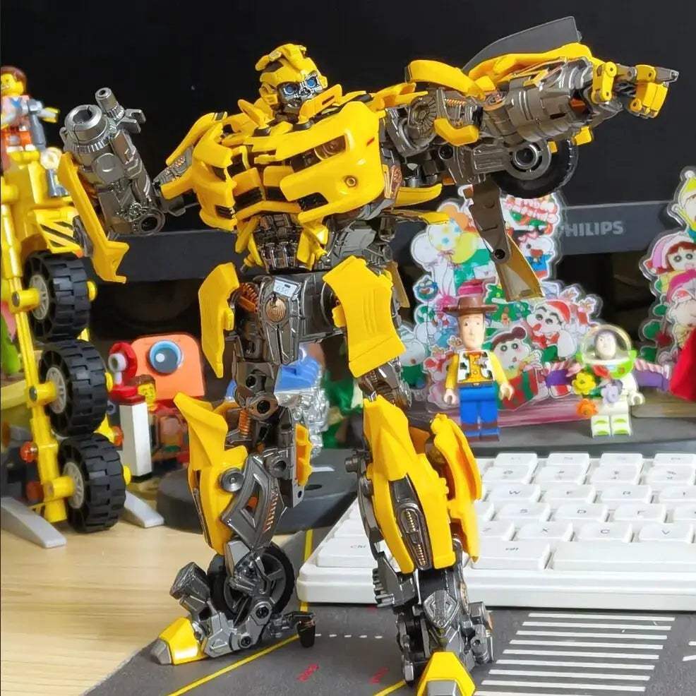 Posable Transformers Autobot Bumblebee Hornet Warrior Action Figure 18cm - ToylandEU