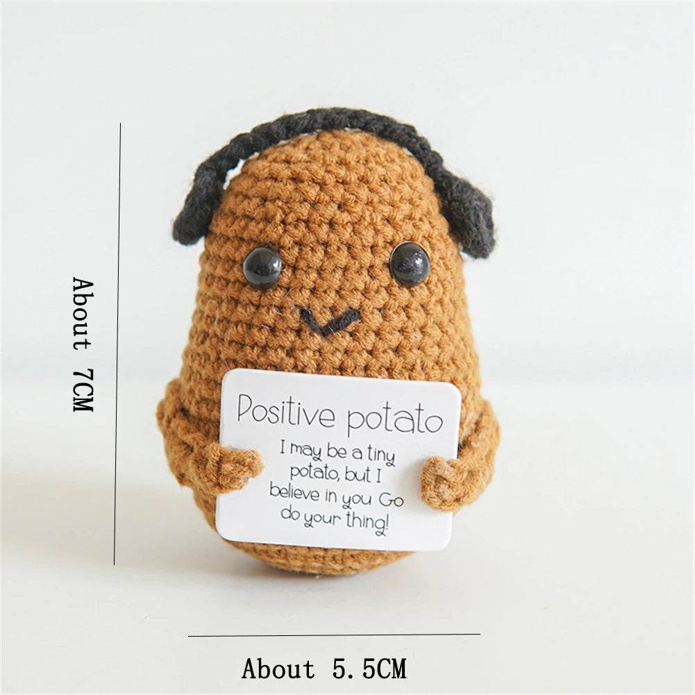 Positive Cute Potato Home Room Decor Mini Plush Doll - ToylandEU