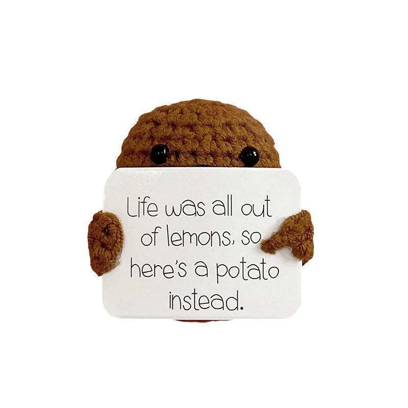 Positive Cute Potato Home Room Decor Mini Plush Doll - ToylandEU