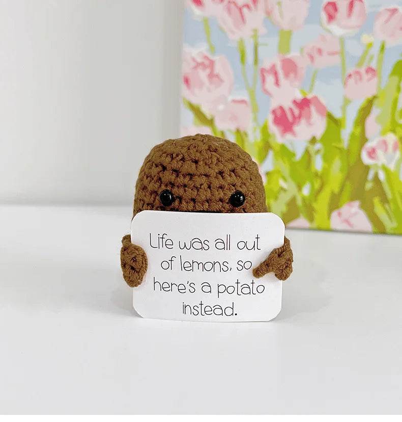 Positive Cute Potato Home Room Decor Mini Plush Doll - ToylandEU