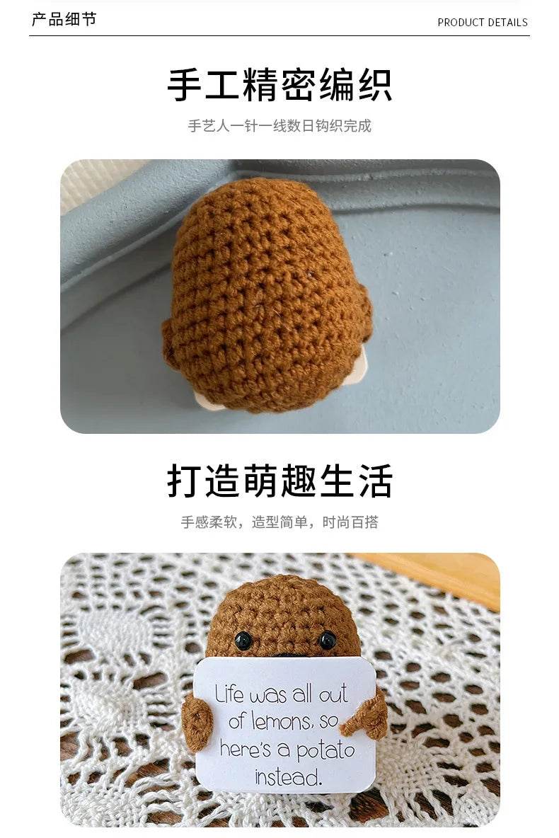 Positive Cute Potato Home Room Decor Mini Plush Doll - ToylandEU