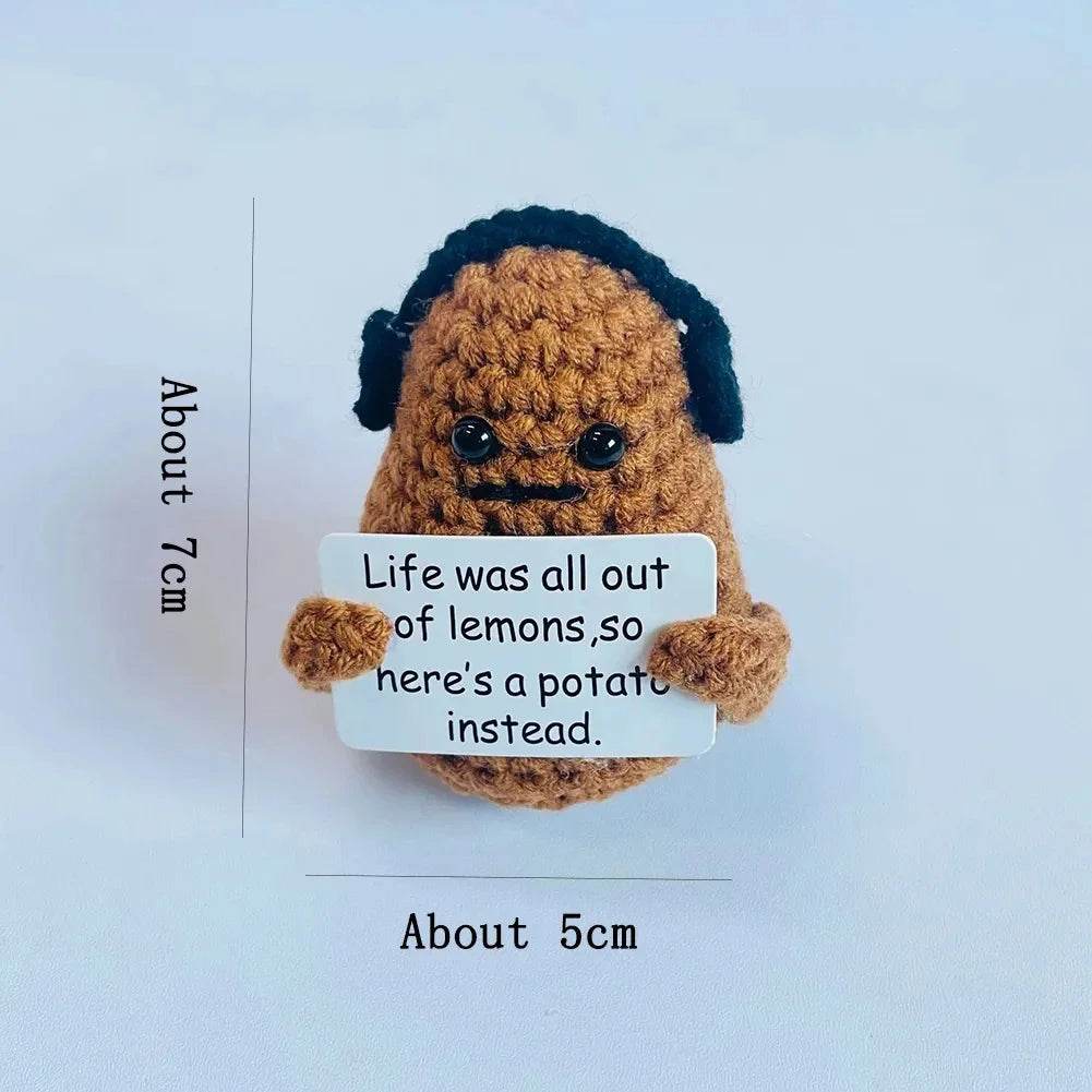 Positive Cute Potato Home Room Decor Mini Plush Doll - ToylandEU
