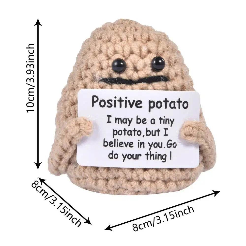 Positive Cute Potato Home Room Decor Mini Plush Doll - ToylandEU