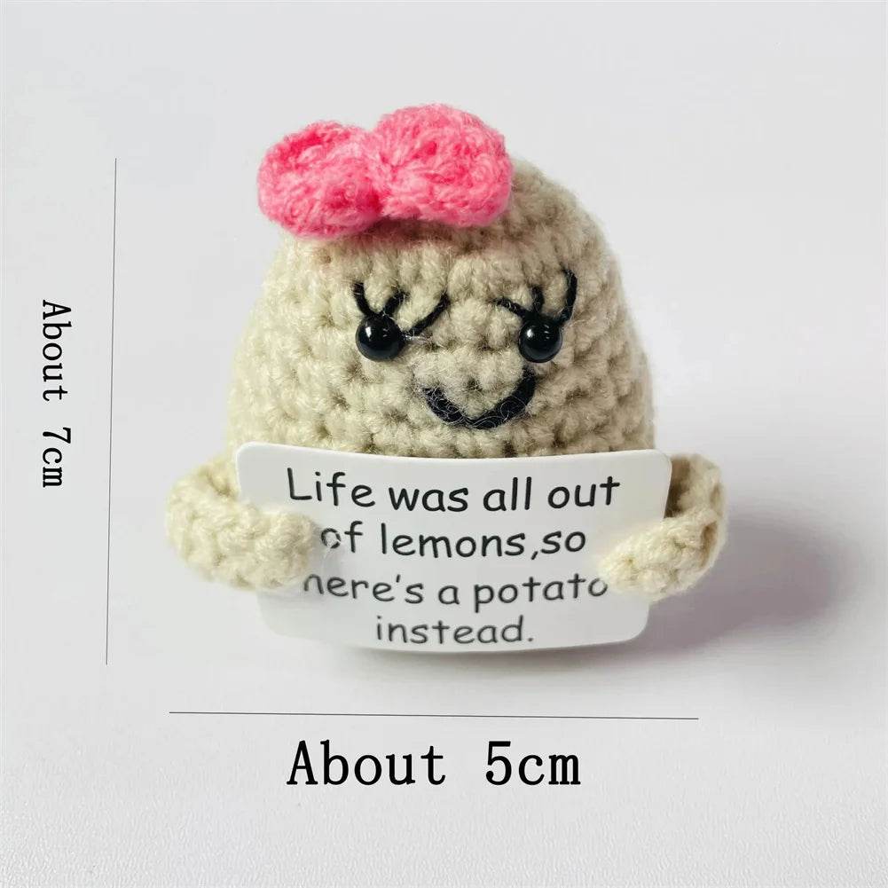 Positive Cute Potato Home Room Decor Mini Plush Doll - ToylandEU