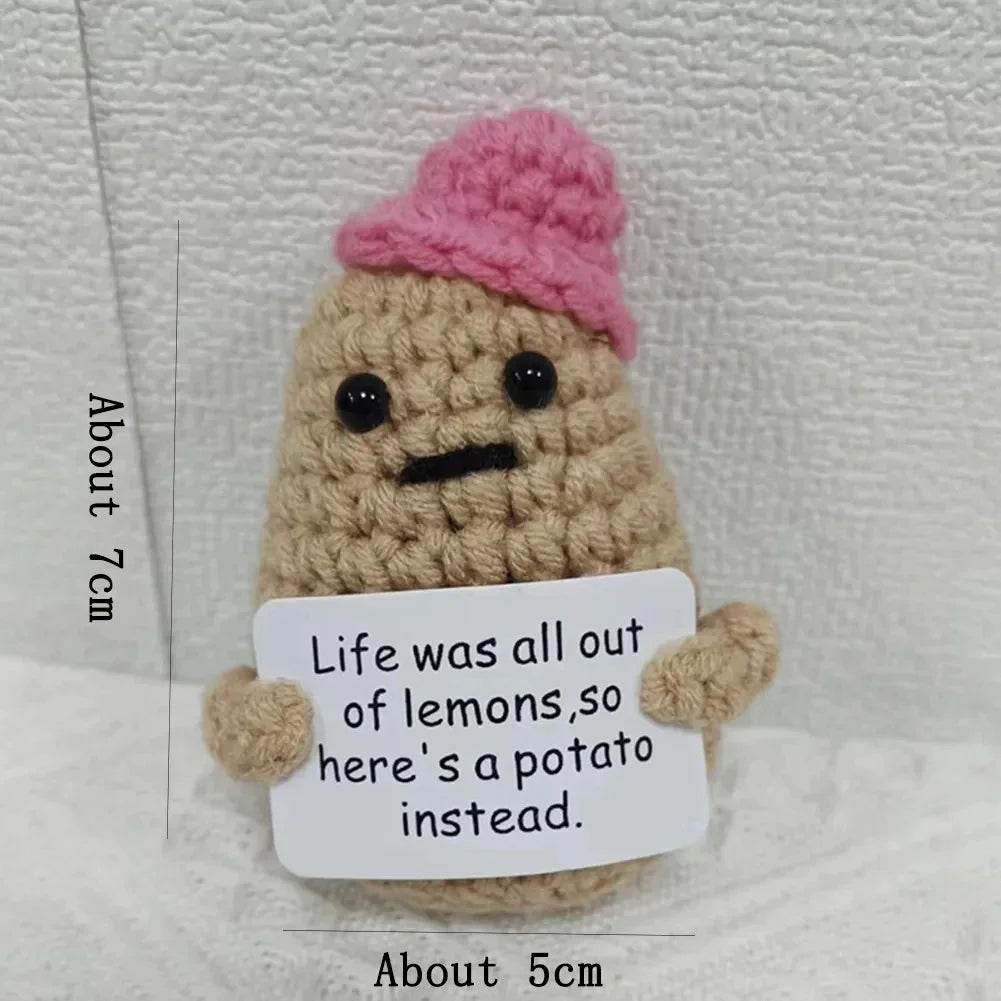 Positive Cute Potato Home Room Decor Mini Plush Doll - ToylandEU