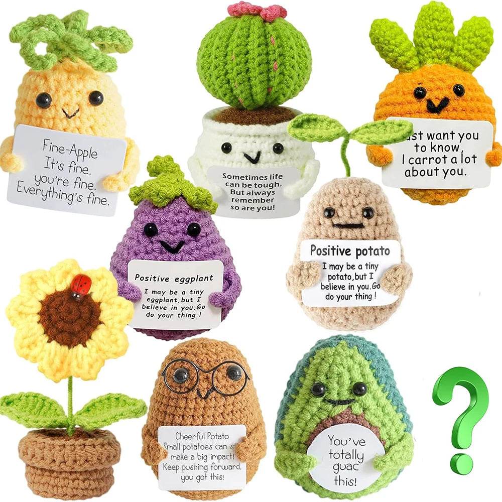 Positive Energy Bee Hug Pocket Doll Mini Handmade Gift - ToylandEU