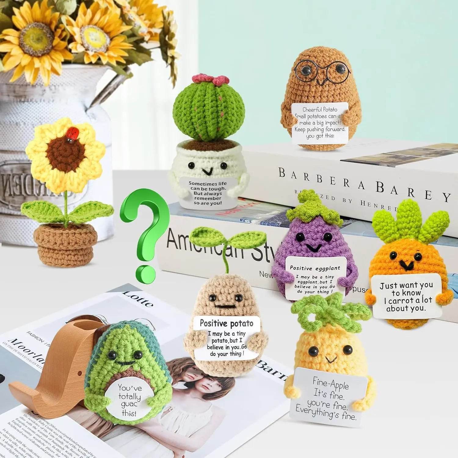 Positive Energy Bee Hug Pocket Doll Mini Handmade Gift - ToylandEU