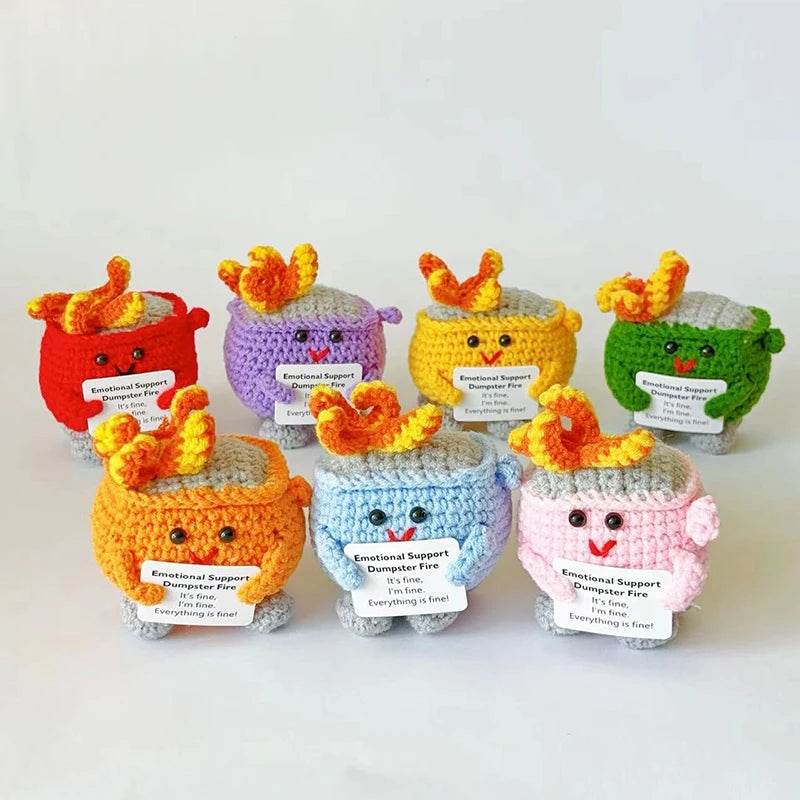 Positive Energy Crochet Sunflower Doll Cacti Mini Gift - ToylandEU