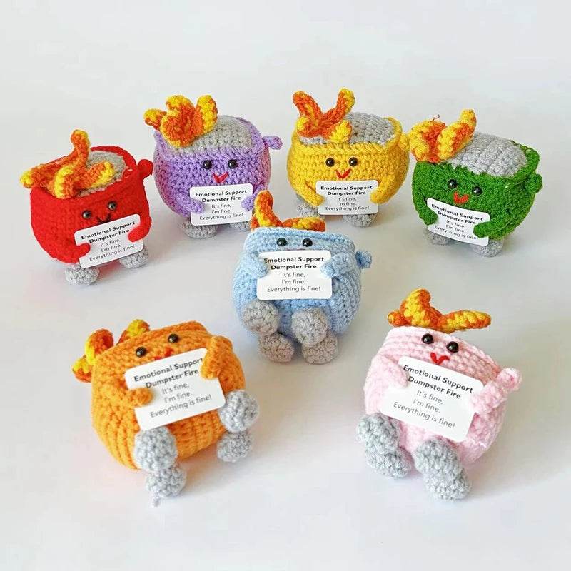 Positive Energy Crochet Sunflower Doll Cacti Mini Gift - ToylandEU