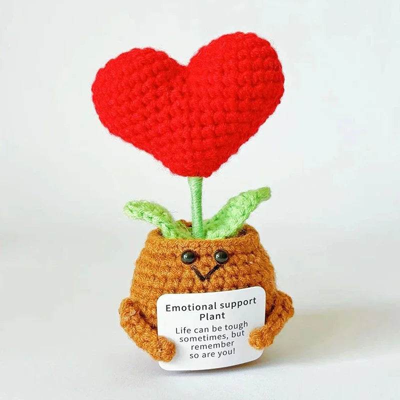 Positive Energy Crochet Sunflower Doll Cacti Mini Gift - ToylandEU