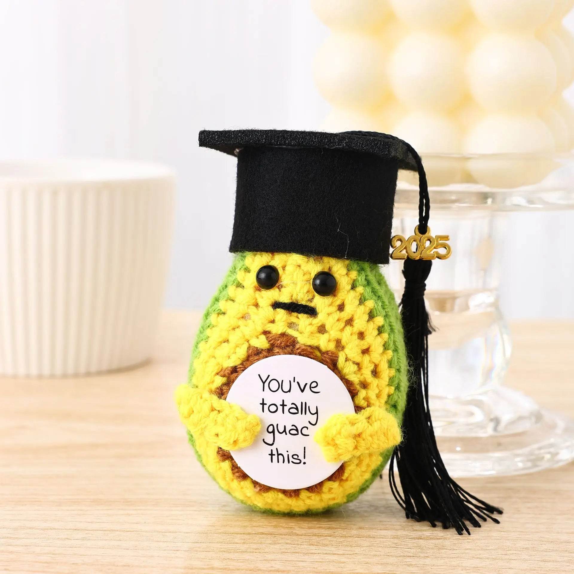 Positive Energy Graduation Hat Glasses Potatoes Home Decor - ToylandEU