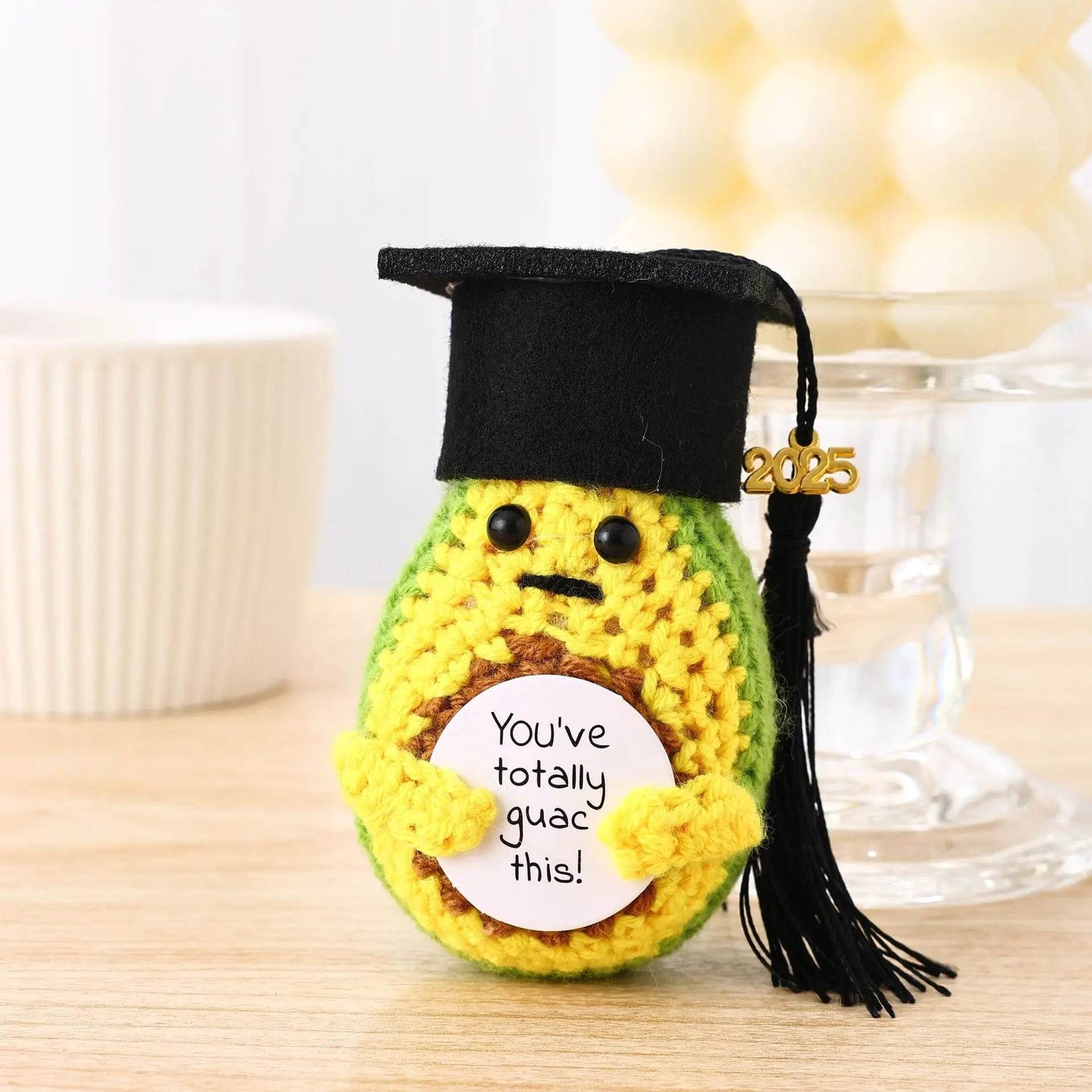 Positive Energy Graduation Hat Glasses Potatoes Home Decor - ToylandEU