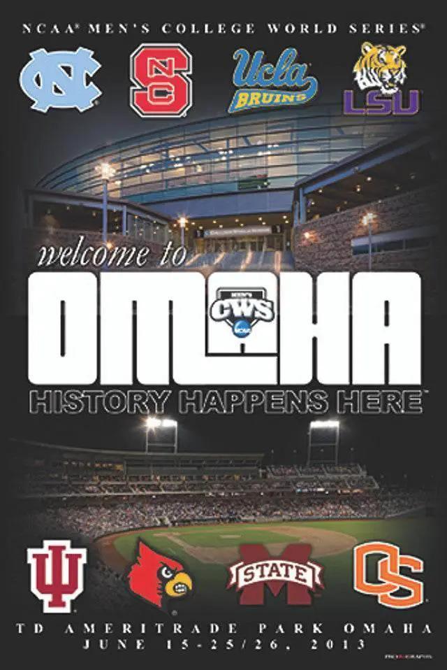  Cws Poster 2013 Welcome To Omaha Eight Teams Co Official -  ToylandEU™