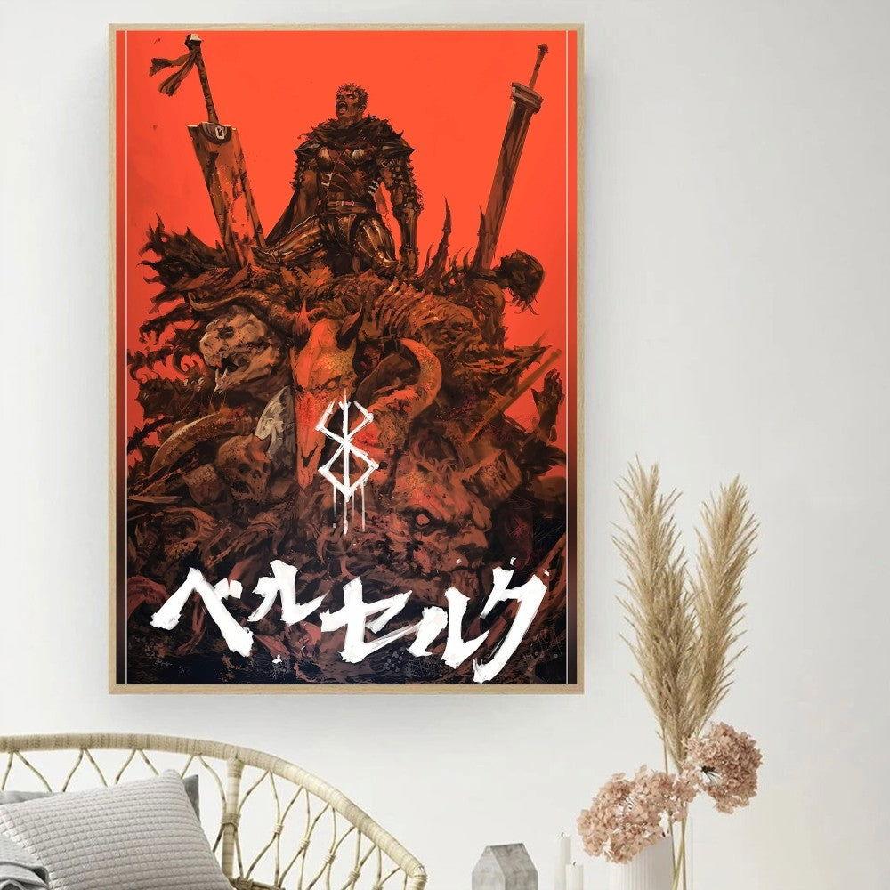 Poster Wall Art | Berserk | Vintage Movie Poster