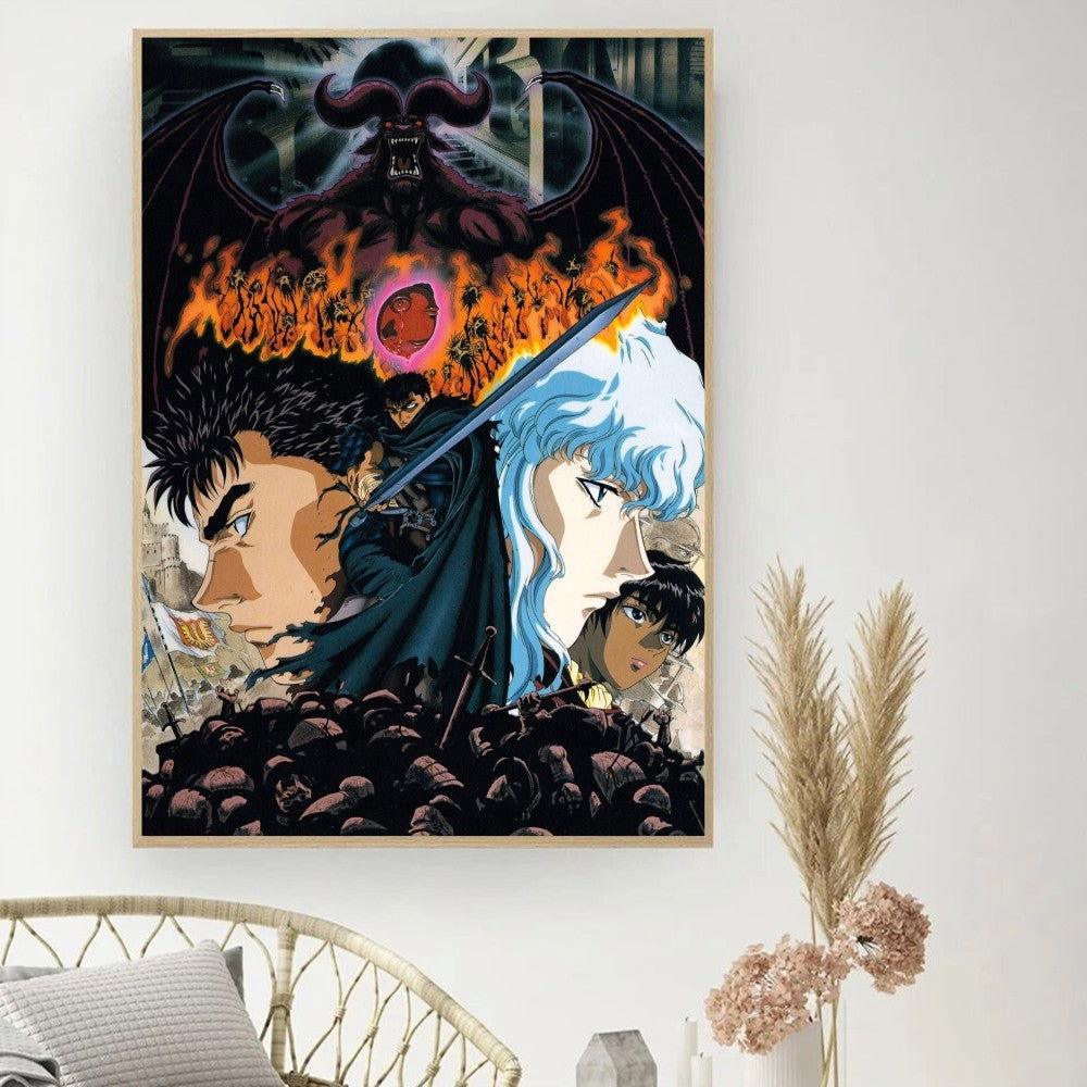 Poster Wall Art | Berserk | Vintage Movie Poster