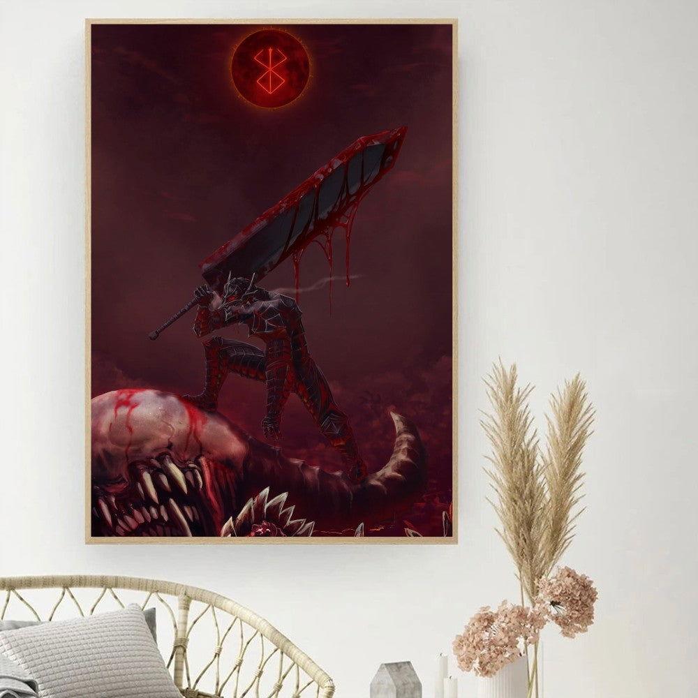 Poster Wall Art | Berserk | Vintage Movie Poster