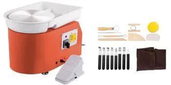  VEVOR Electric Pottery Wheel Machine 28cm 350W Foot Pedal -  ToylandEU™