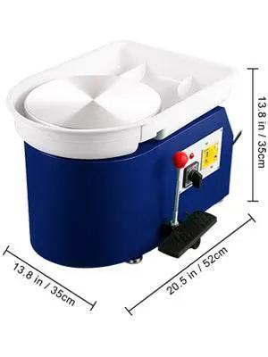  VEVOR Electric Pottery Wheel Machine 28cm 350W Foot Pedal -  ToylandEU™