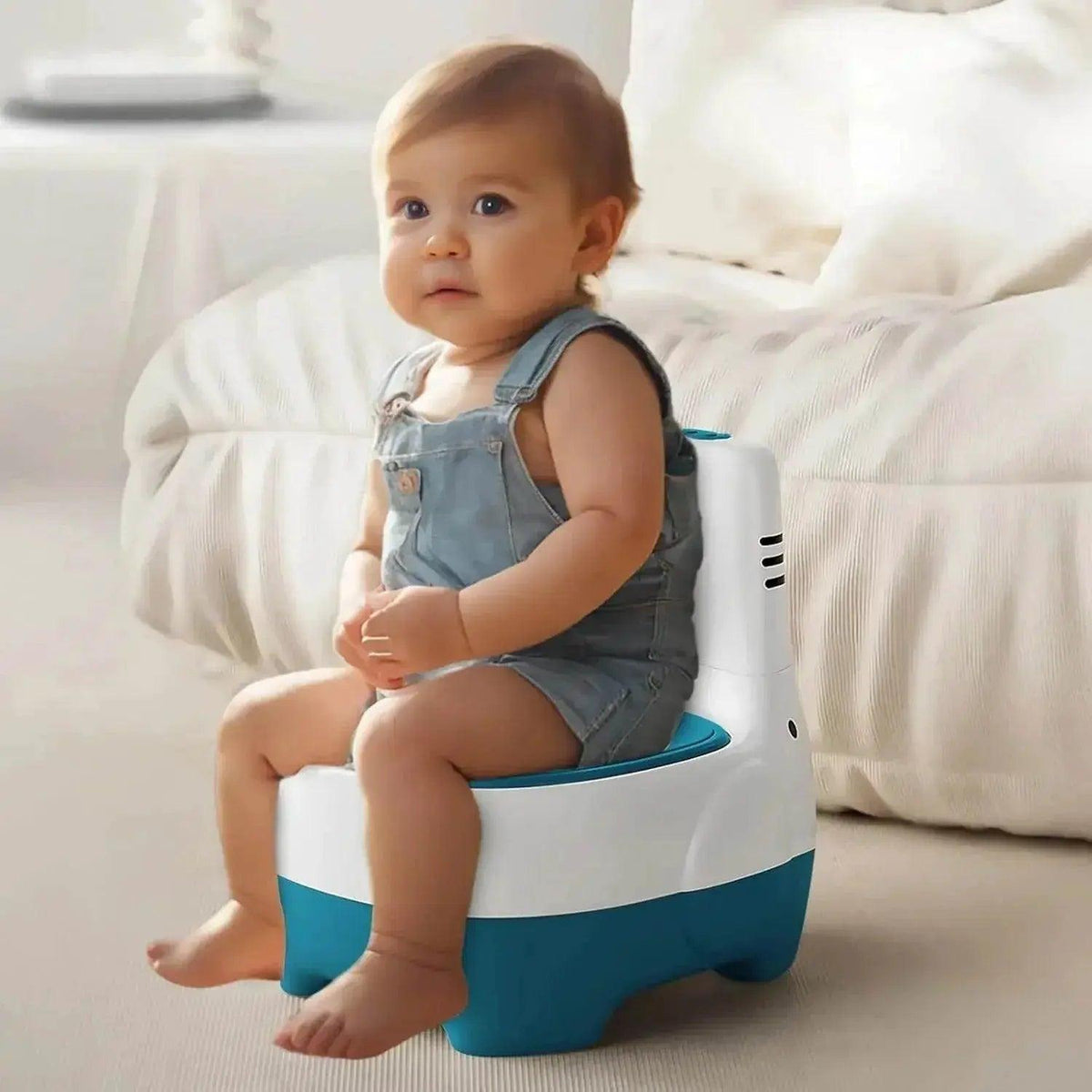  Potty Training Toilet Training Seat With Realistic Flush Sound Portable Toilet For Kids Easy To Clean Potty Seat -  ToylandEU™