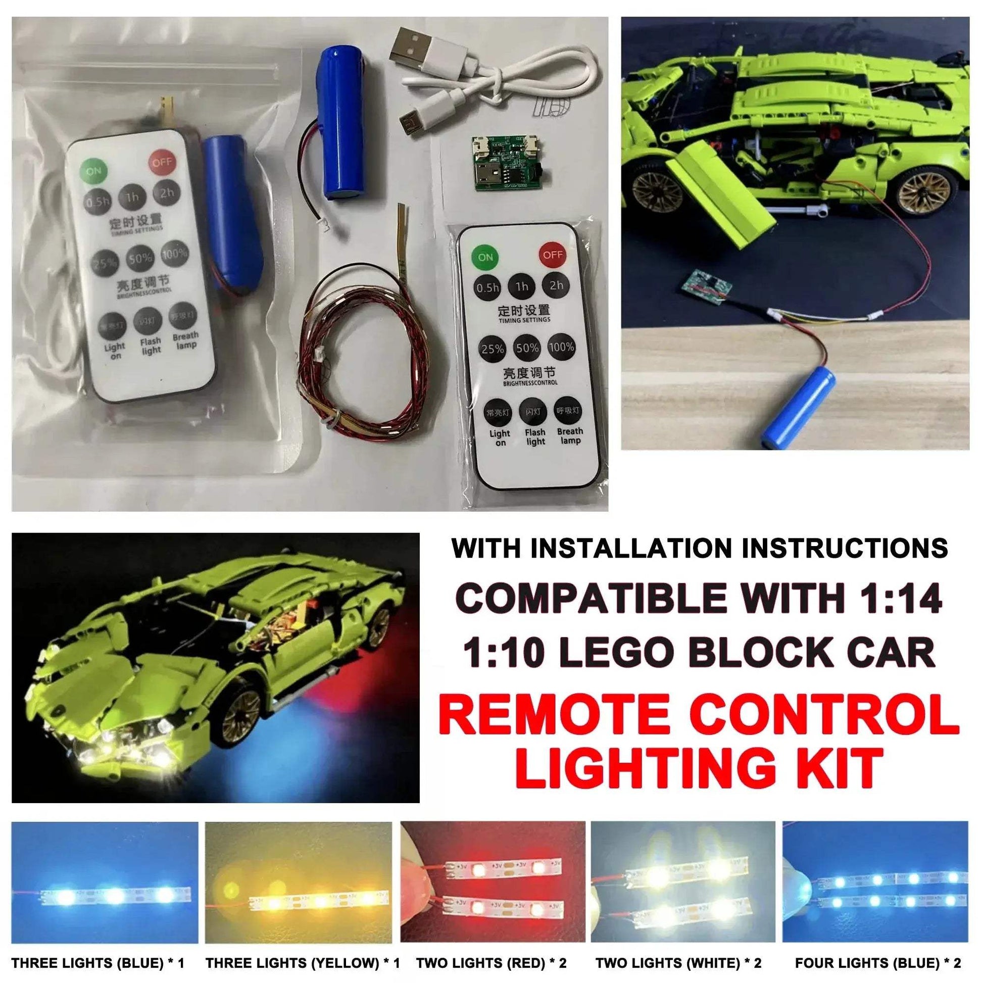 Power Functions Extension Wire And IR Remote For LEGO Trains - ToylandEU