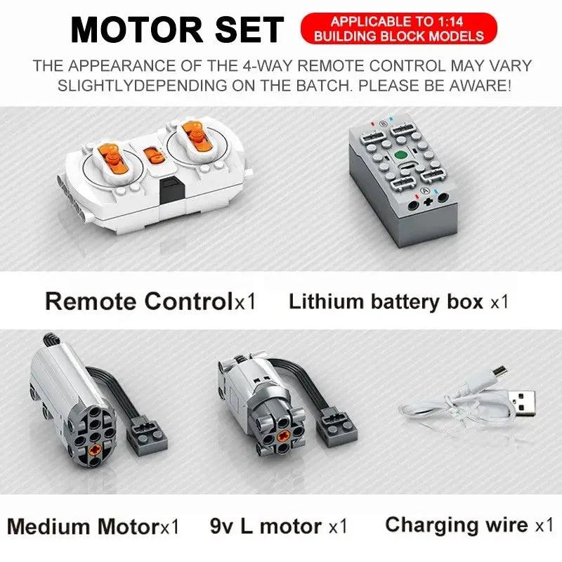  Power Functions IR Remote Car Motor Kit Building Blocks Pro -  ToylandEU™