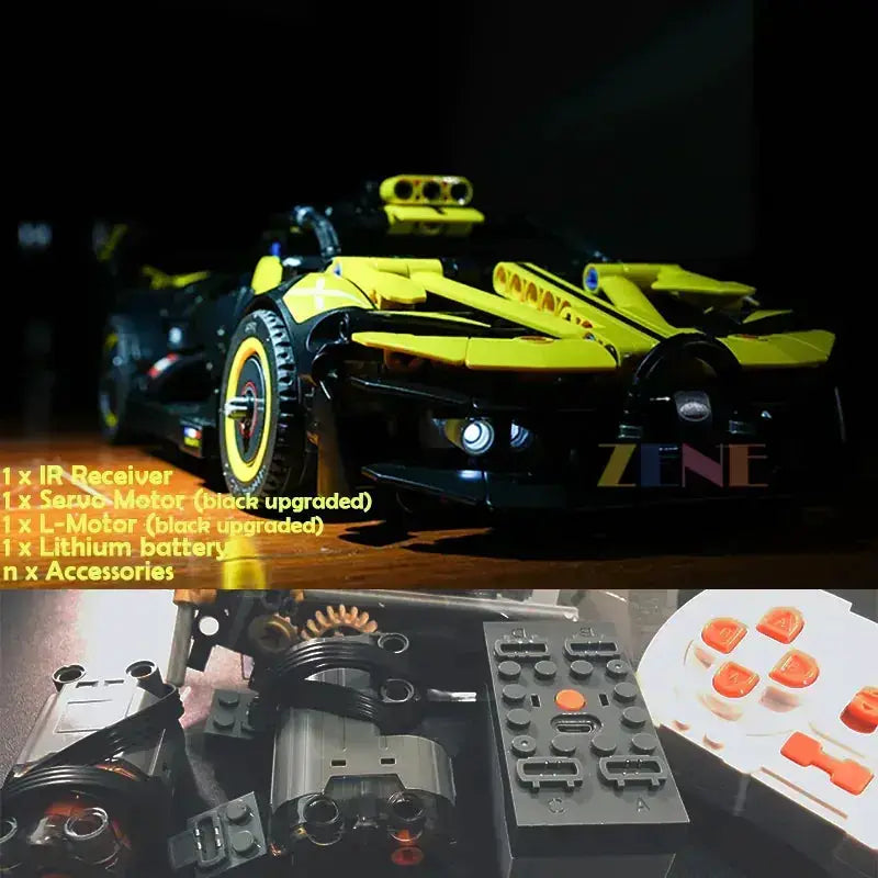 Power Functions Kit LEGO Bugatti Bolide #42151 Motor - ToylandEU