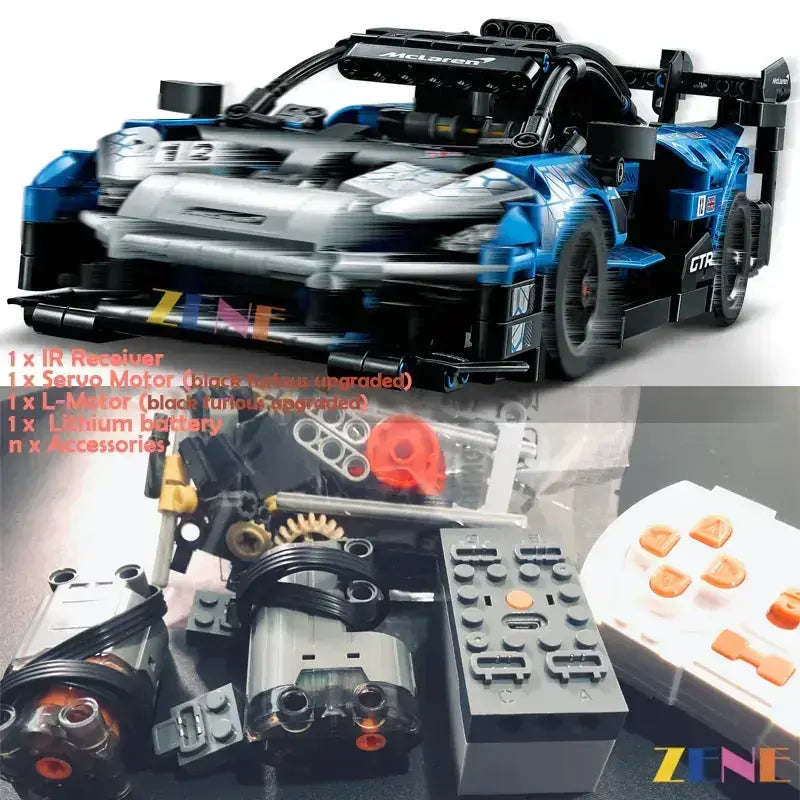 MOC LEGO Power Functions Kit For McLaren Senna GTR Low Latency - ToylandEU
