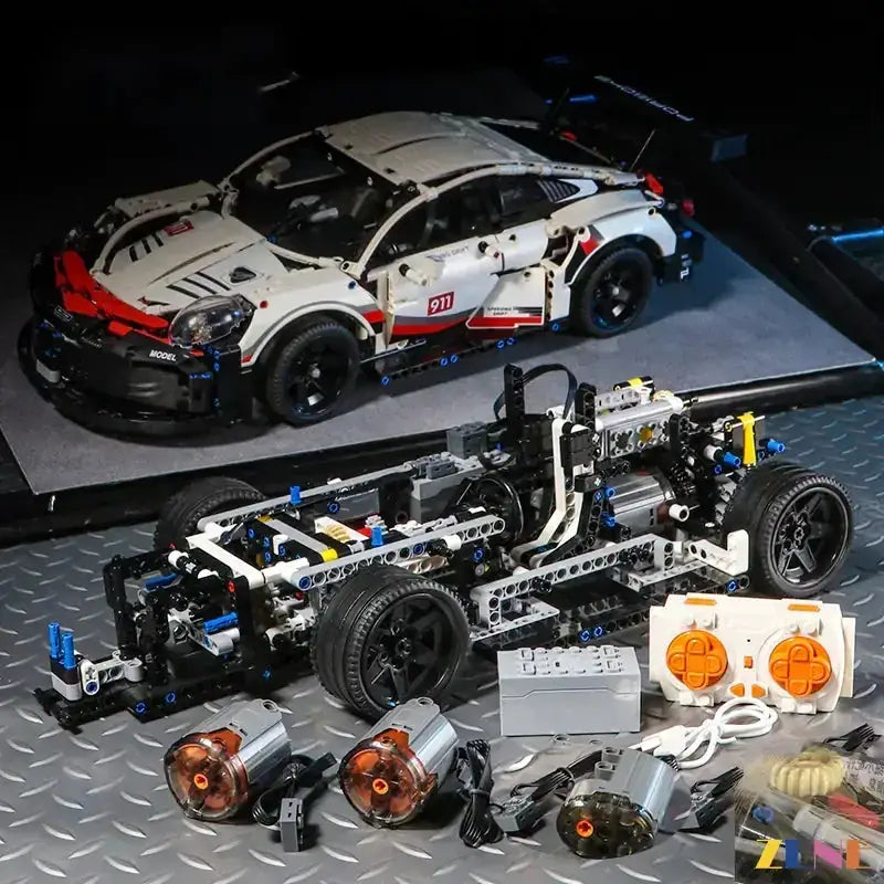 Power Functions Kit for LEGO Porsche 911 RSR #42096 Motor - ToylandEU