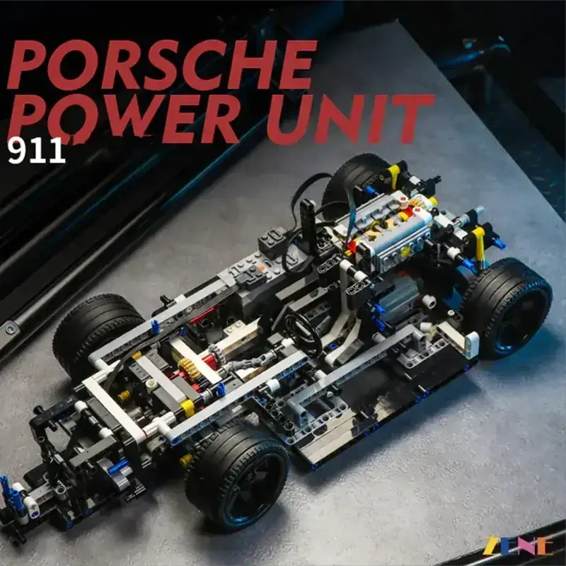 Power Functions Kit for LEGO Porsche 911 RSR #42096 Motor - ToylandEU