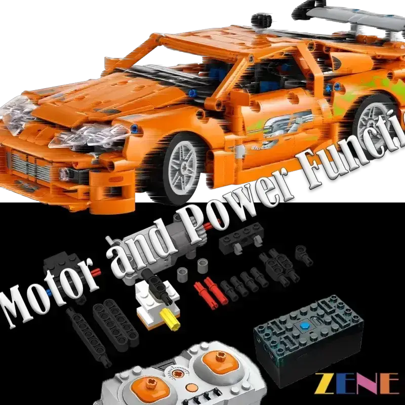 Power Functions Kit for LEGO Toyota Supra MK4 #42204 Fast and Furious - ToylandEU