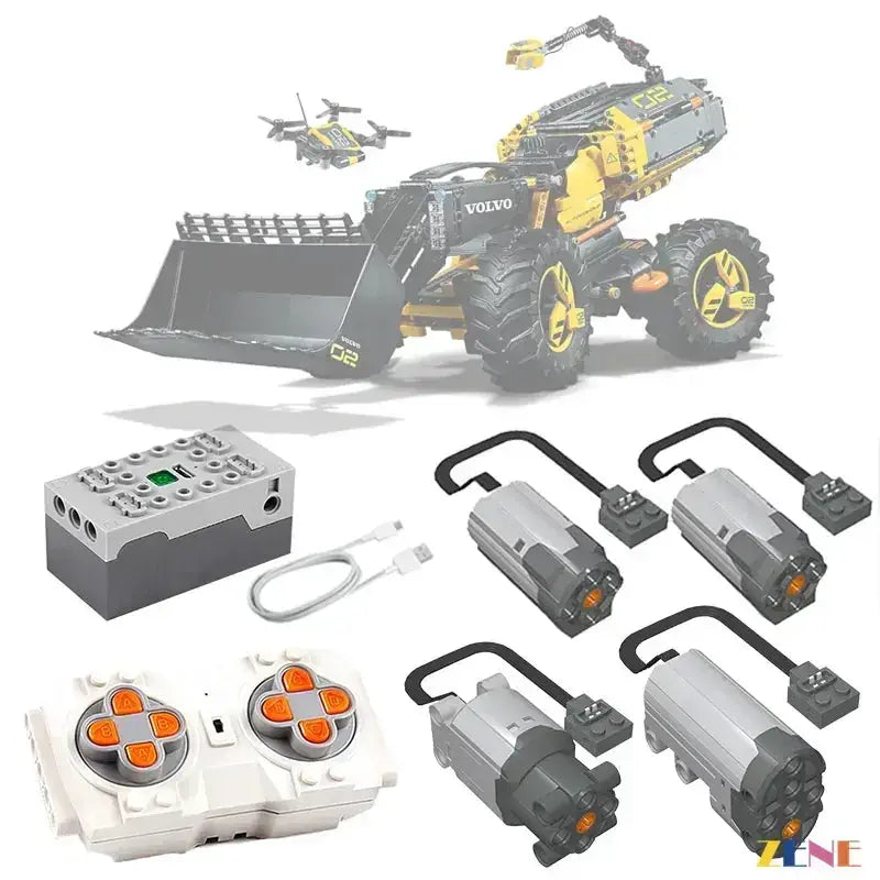 MOC LEGO Power Functions Kit for Volvo ZEUX Wheel Loader Realistic - ToylandEU