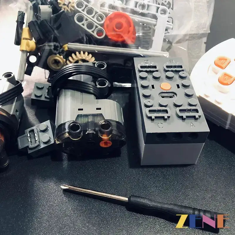 MOC Power Functions Kit for LEGO Volvo FMX Truck & EC230 Electric Excavator #42175 Motorized - ToylandEU