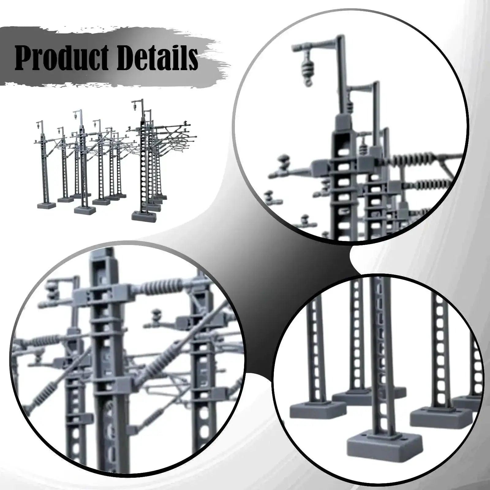  Power Pole Models Mini Dioramas Realistic Scenes -  ToylandEU™