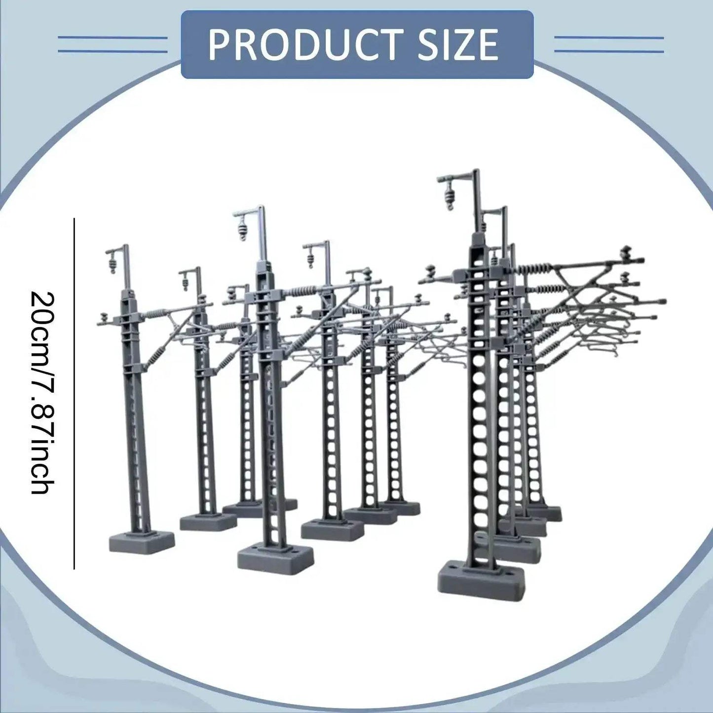 Power Pole Models Miniatures Realistic DIY Table Dioramas - ToylandEU