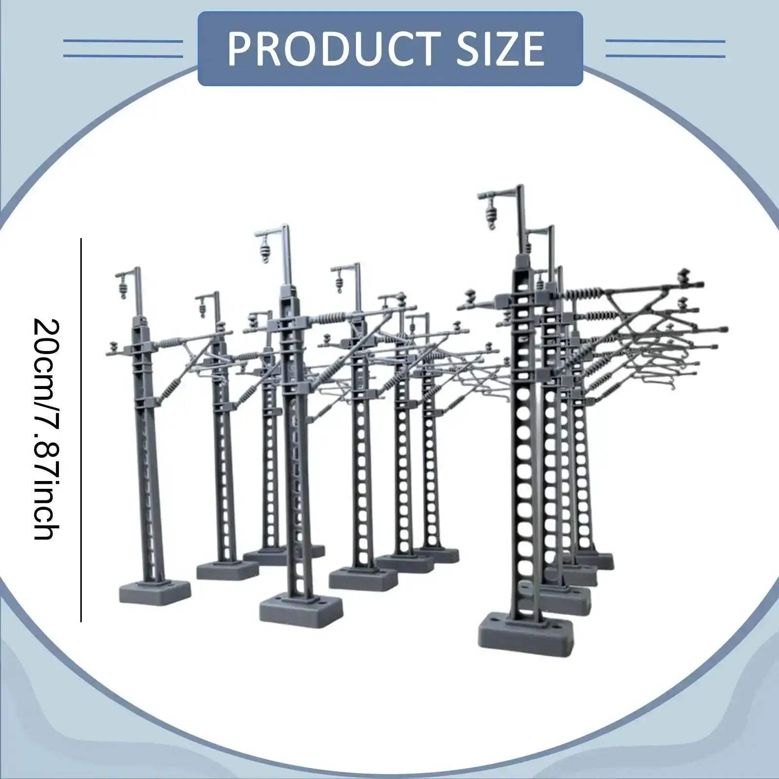 Power Pole Models Miniatures Realistic DIY Table Dioramas - ToylandEU