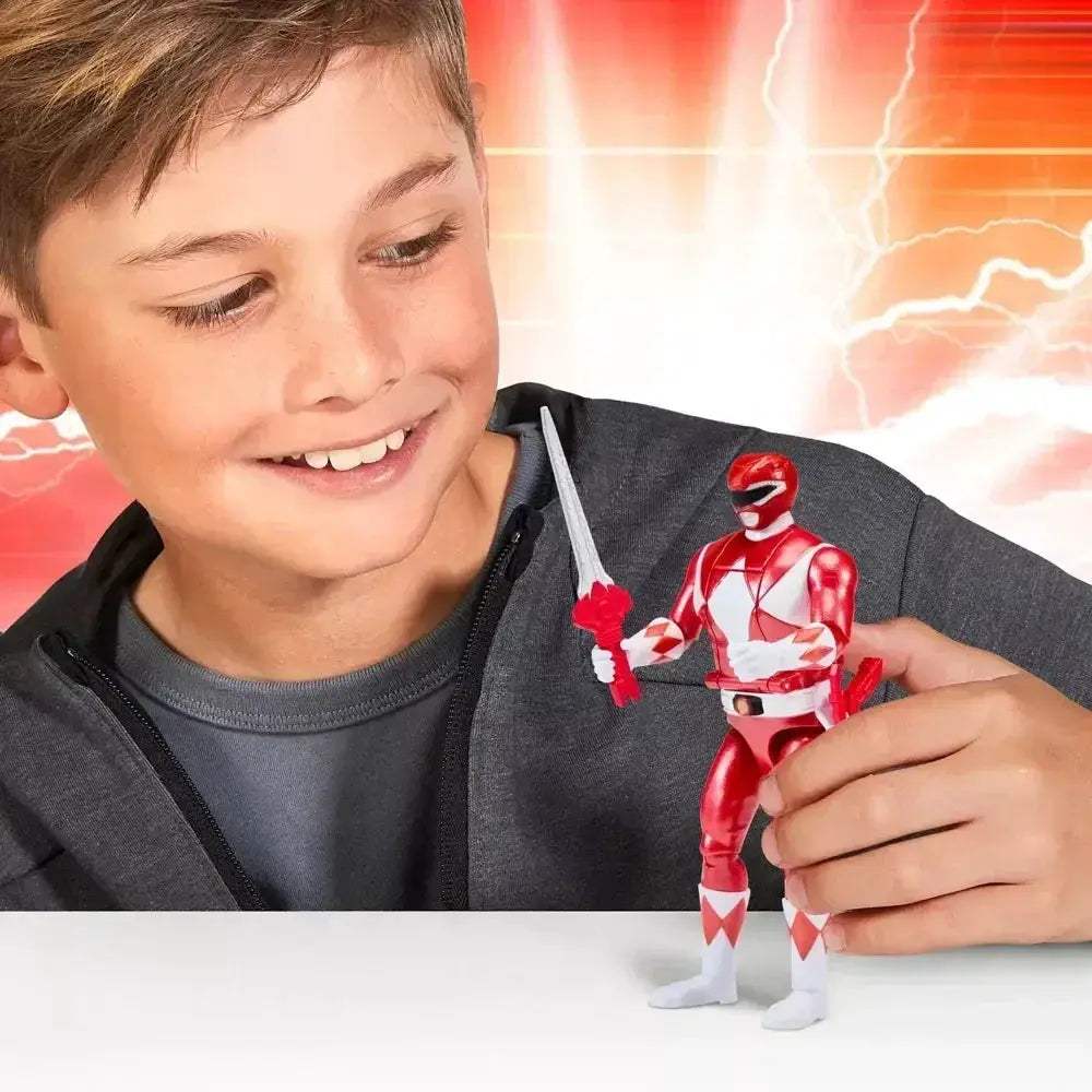 Power Rangers Auto Morphin 6Pk Battle Set With Exclusive Goldar - ToylandEU