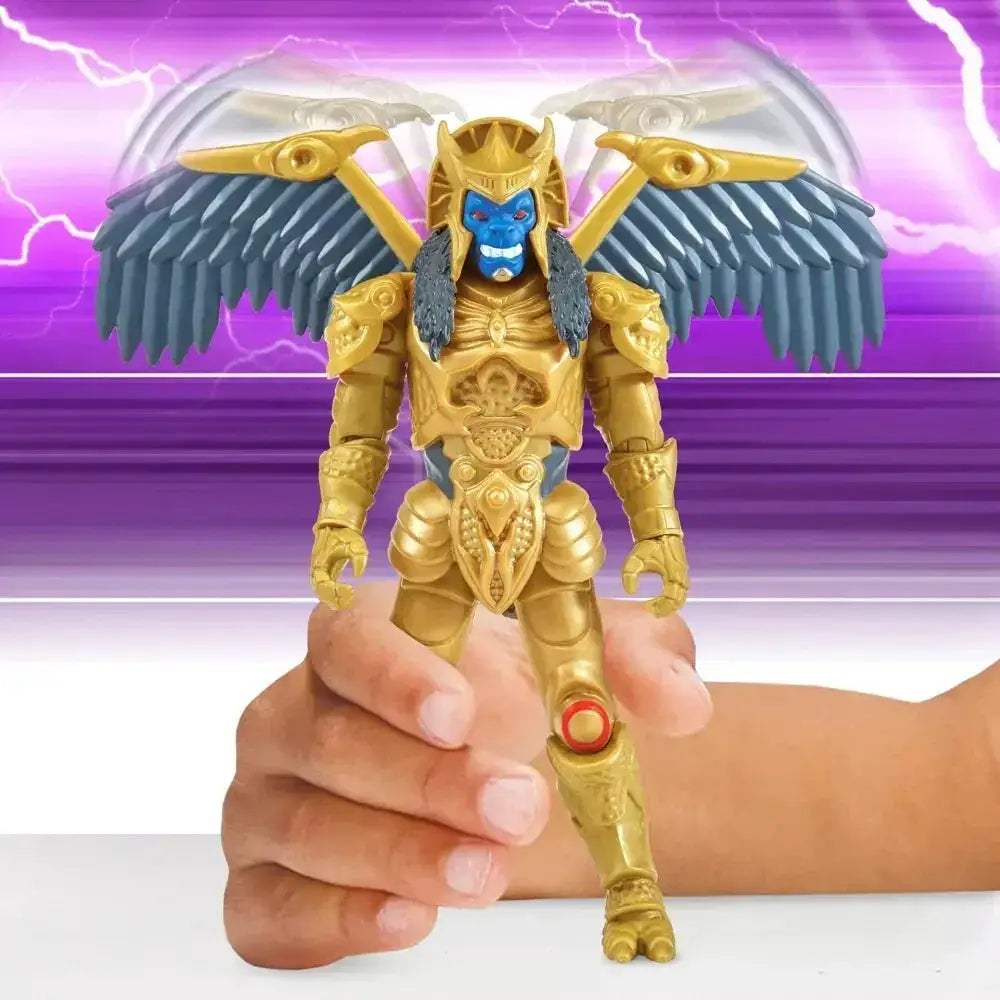 Power Rangers Auto Morphin 6Pk Battle Set With Exclusive Goldar - ToylandEU