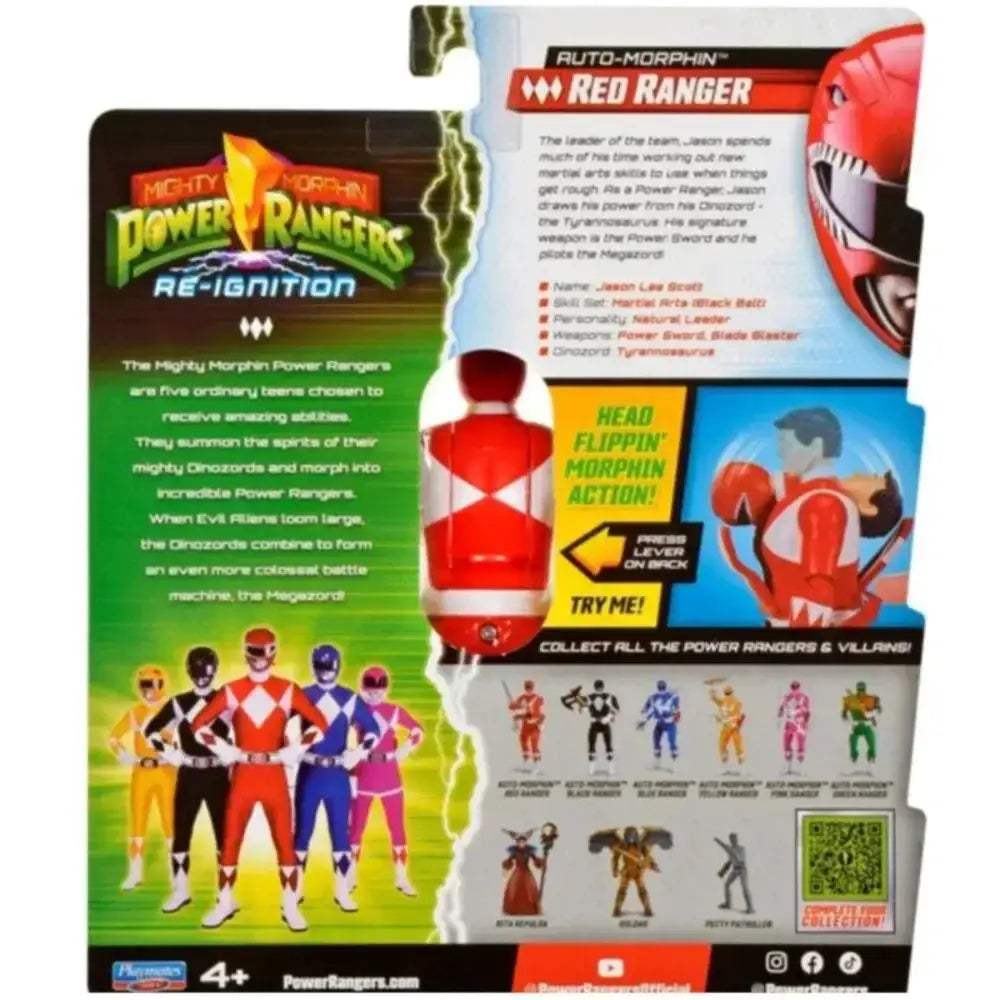 Power Rangers Auto Morphin Action Figure With Multi Color Series - ToylandEU