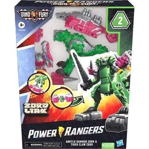 Power Rangers Dino Fury Zord Set Link Compatible Collectible - ToylandEU