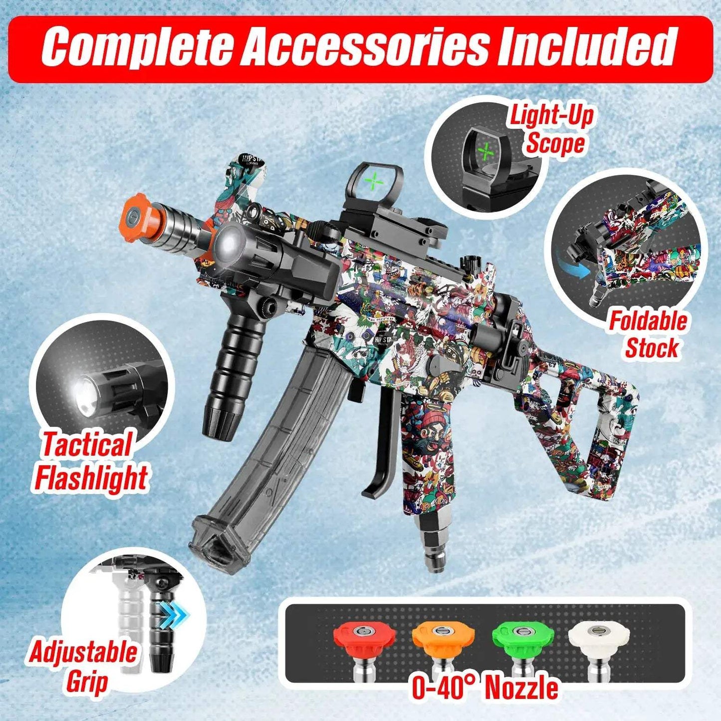 Power Washer Gun With Quick Connect For Foam Cannon Car - ToylandEU
