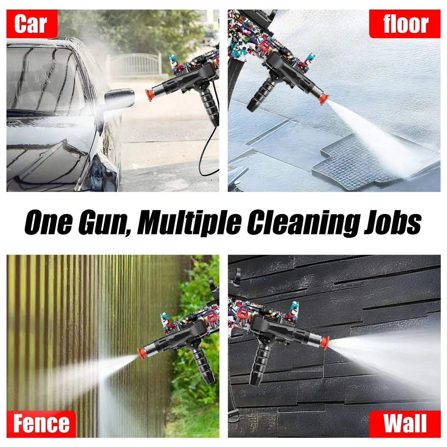 Power Washer Gun With Quick Connect For Foam Cannon Car - ToylandEU