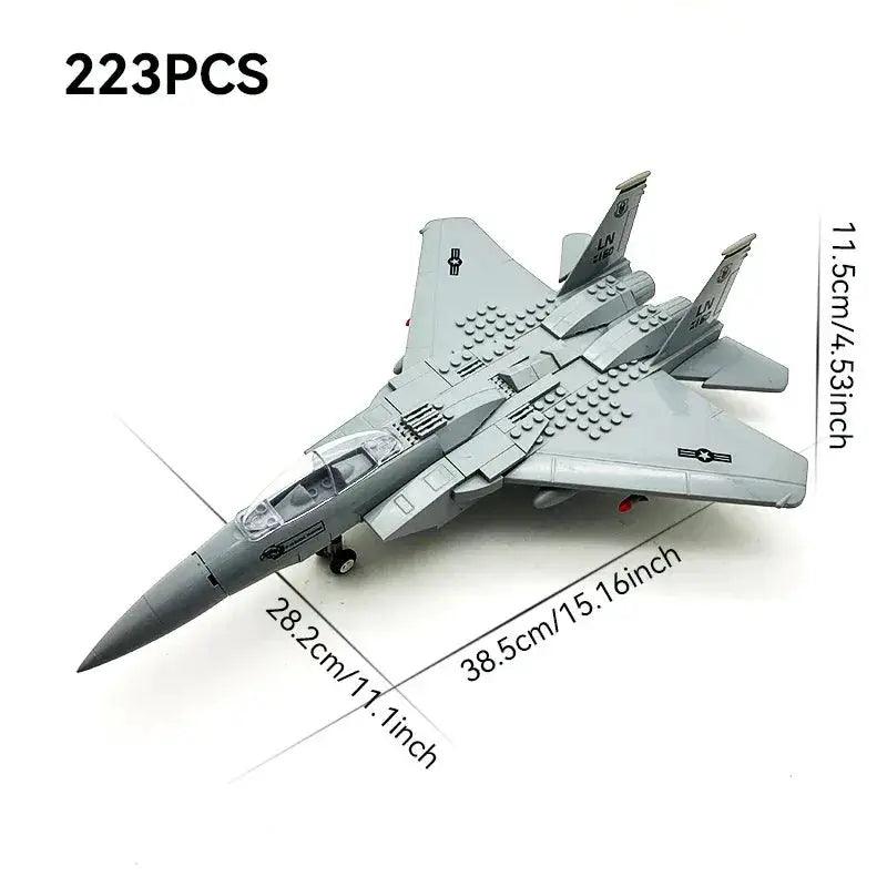  Powerful Building Blocks Kit F15 Apache Toyland EU -  ToylandEU™