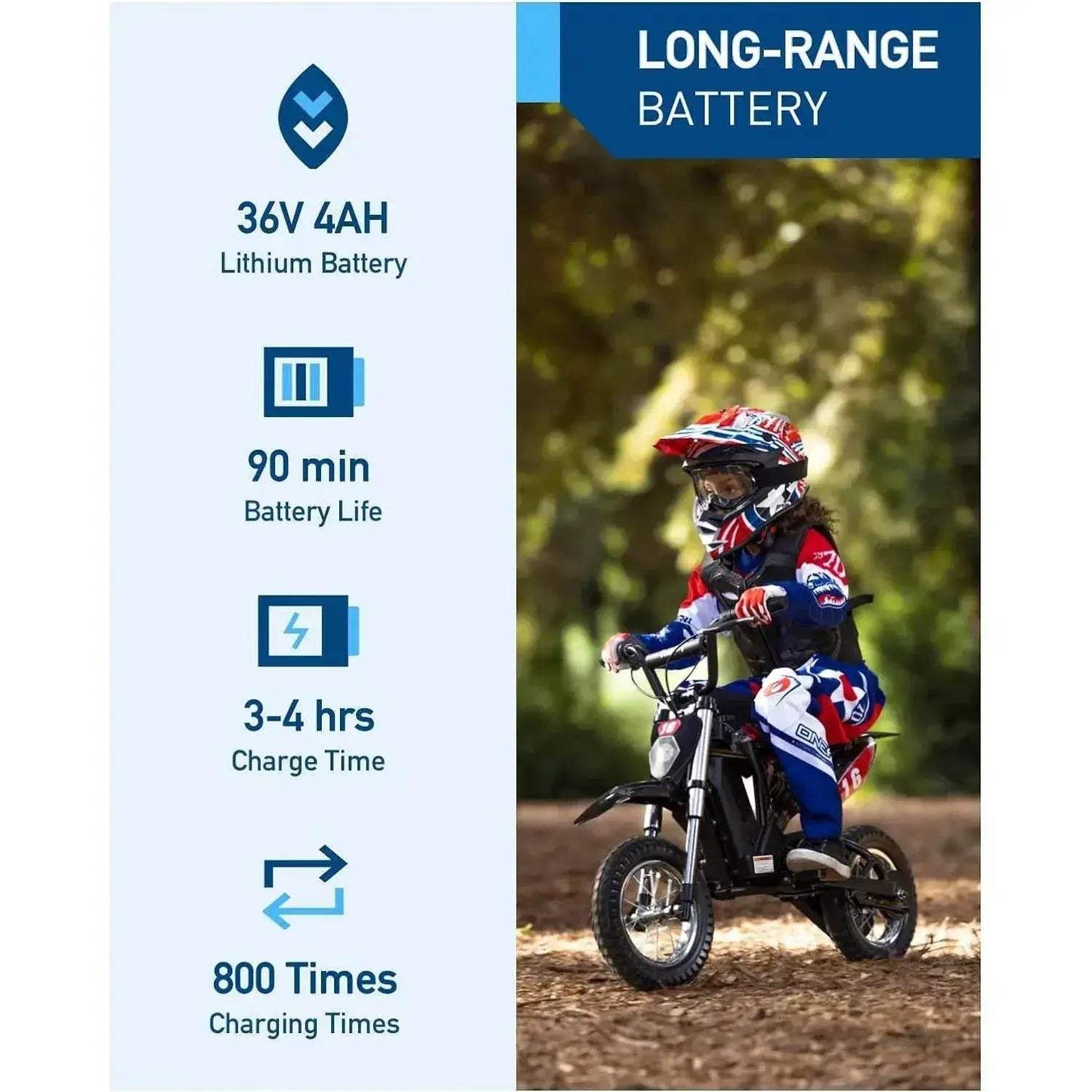  Powerful Electric Dirt Bike 36V 300W Toyland EU -  ToylandEU™